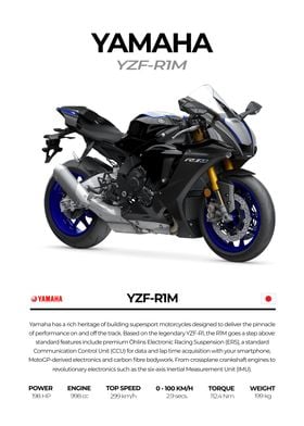 Yamaha R1M Motorcycle