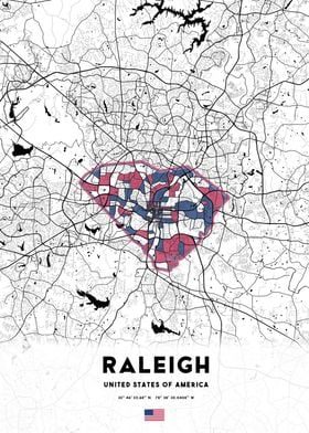 Raleigh City Map