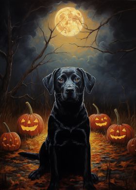 Black Lab Halloween