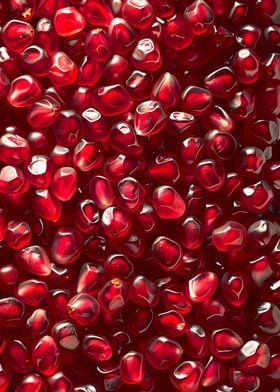 Pomegranate Seeds Close-Up