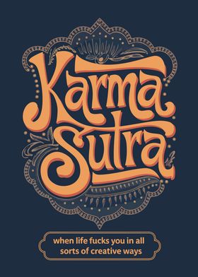 Karma Sutra Typography