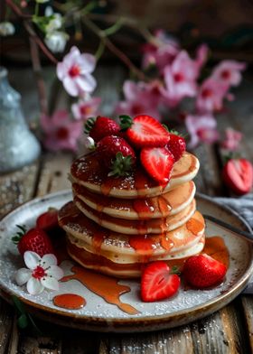 Strawberry Pancakes