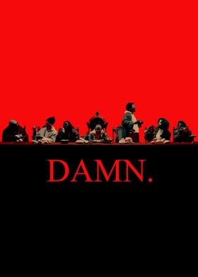 Kendrick Lamar DAMN. Album Cover