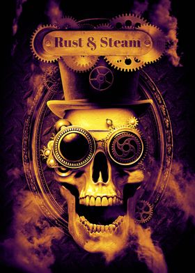 Steampunk Skull Art