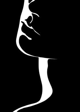 Silhouette of a Face