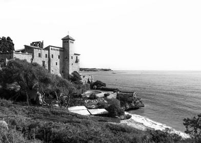 Coastal Castle landscape sea nature