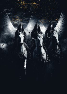 Three Valkyries Ride From Asgaard