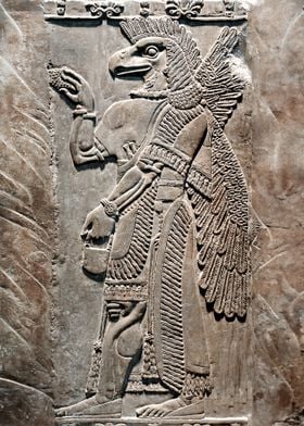 Eagle headed protective spirit Nimrud