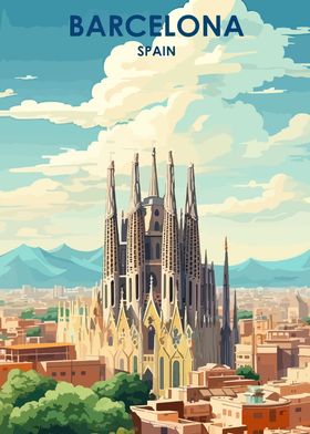 Barcelona Cityscape