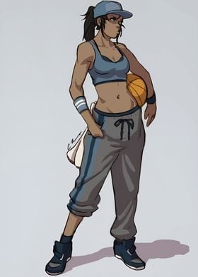 Basketball Player Illustration