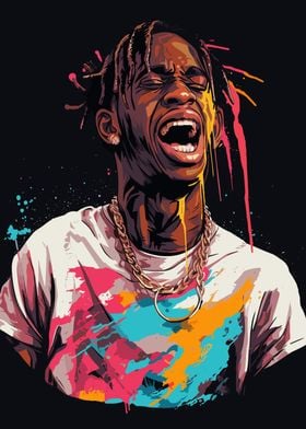 Travis Scott Portrait