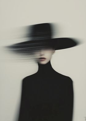 Woman in Black Hat