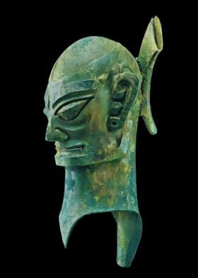 Sanxingdui Ancient Bronze Head