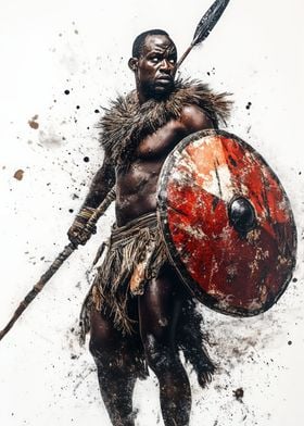 African Zulu Warrior