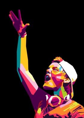 Avicii DJ Pop Art Portrait