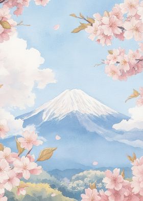 Mount Fuji Cherry Blossom