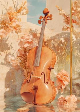 Violin in Bloom