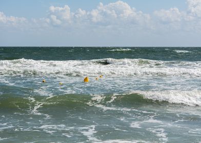 Ocean Waves with Buoys