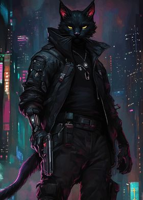 Cyberpunk Cat