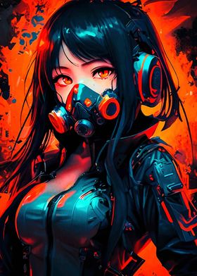 Cyberpunk Anime Girl