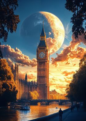 Big Ben &amp; London Sunset