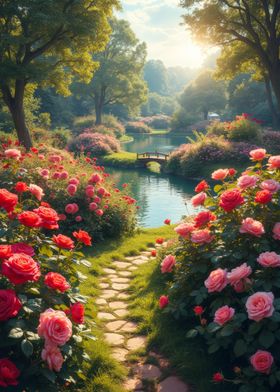 Rose Garden Path