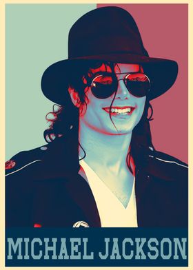 Michael Jackson Pop Art Poster