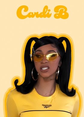 Cardi B Portrait