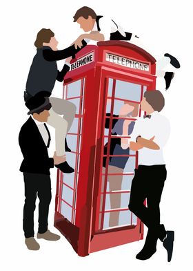 One Direction Phone Booth