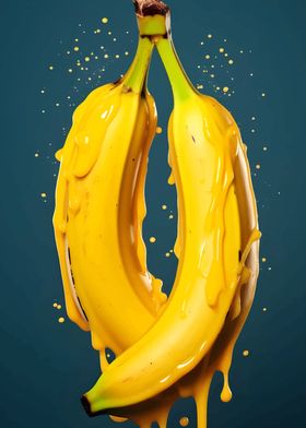 Melting Banana Art