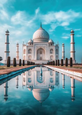 Taj Mahal Reflection