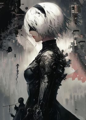 2B Nier Automata Artwork