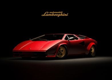 Red lamborghini 