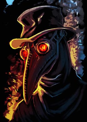 Plague Doctor Illustration