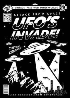 UFO Invasion Comic Cover