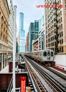 Chicago Train Tracks