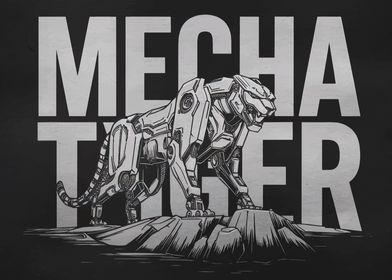 Mecha Tiger Illustration