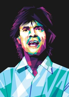 Mick Jagger Pop Art Portrait