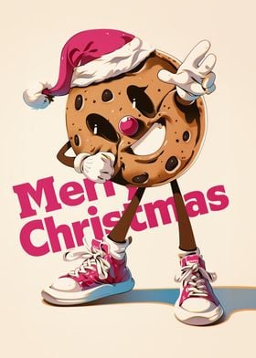 Mascot Cookie Merry Christmas