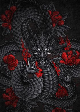 Black Dragon Tattoo