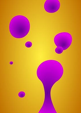 Purple Lava Lamp Bubbles