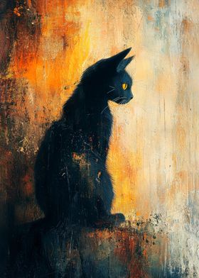 Black Cat Portrait