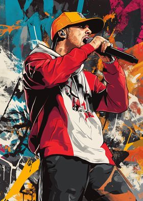 Eminem rapper poster