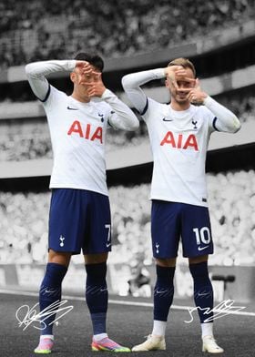 Son Heung Min And James Maddison