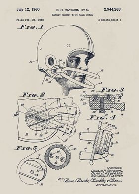 Football Helmet Patent