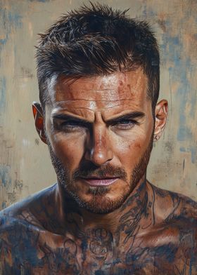 David Beckham Portrait