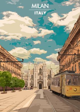 Milan, Italy Cityscape