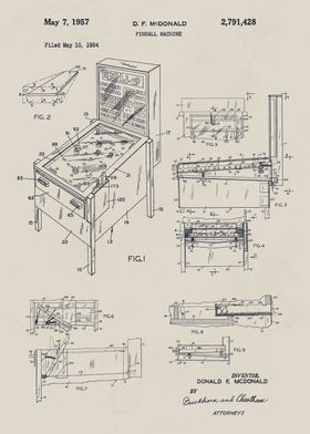 Pinball Machine Patent