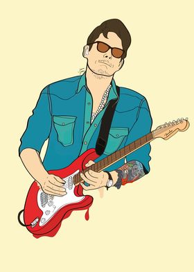 Guitarist Illustration