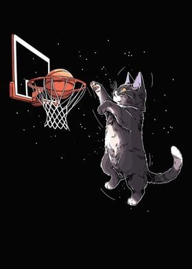 Cat Space Dunk